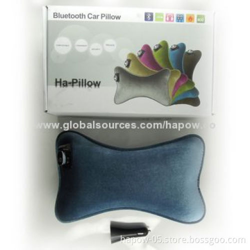 Original Car Bluetooth Hands Free Pillow with Stereo Sound, Supports 2 Mobile Phones & NFC